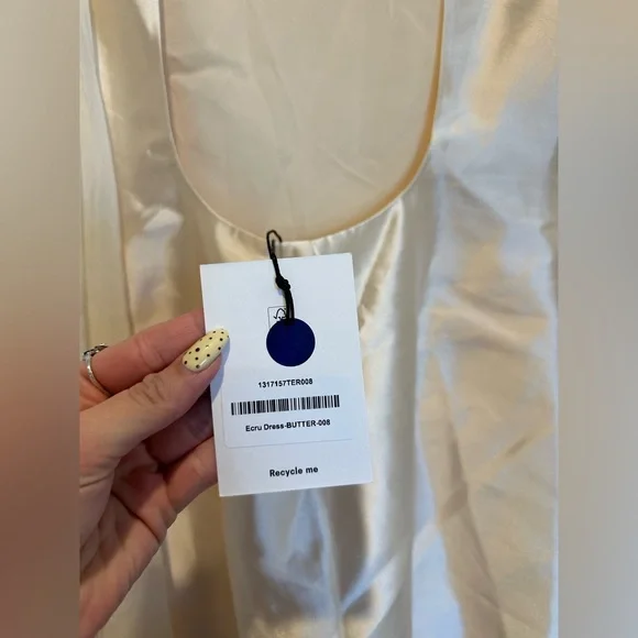 Reformation Ecru Dress